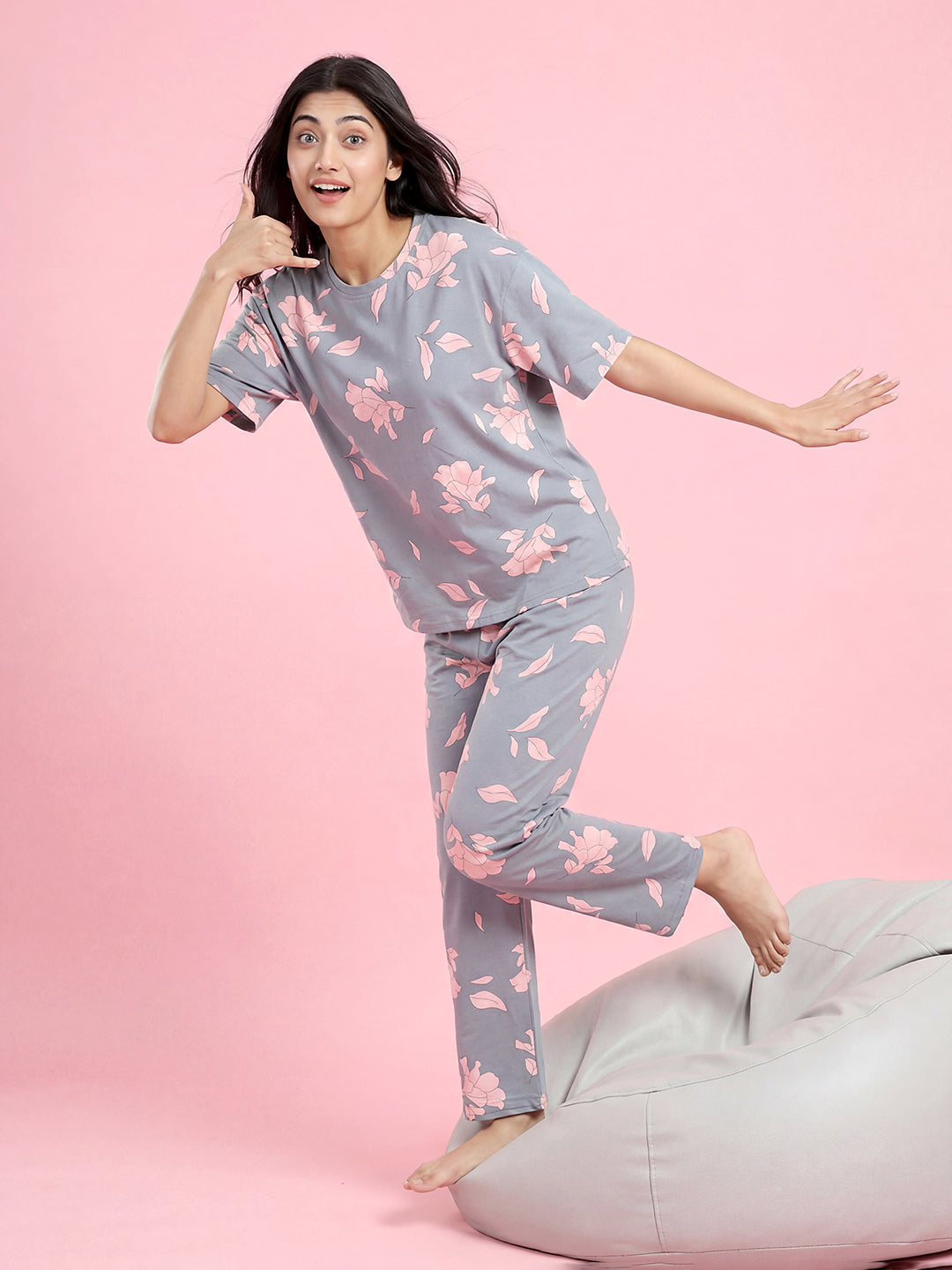 Silent Garden - Cotton Lounge Night Suit