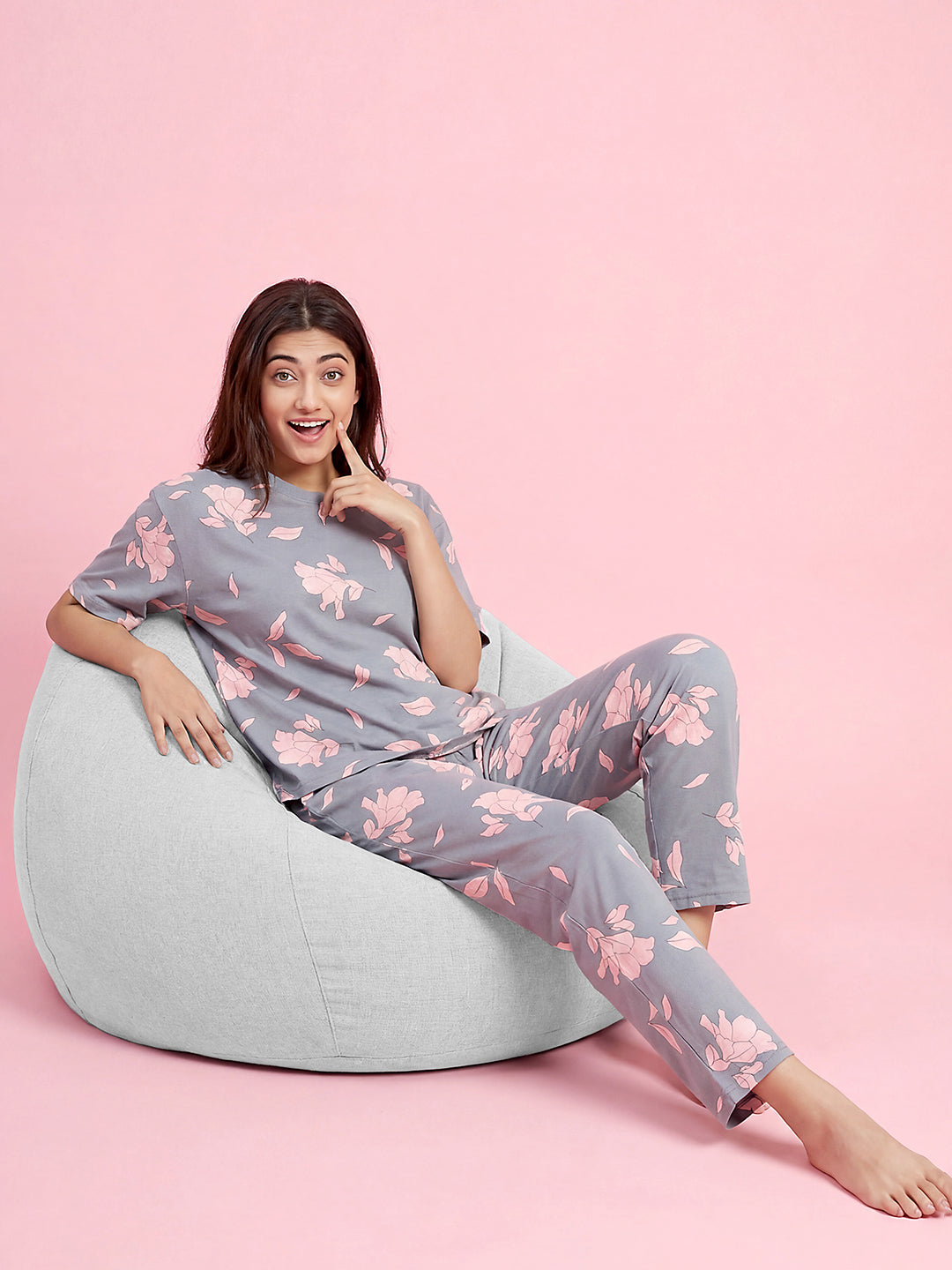 Silent Garden - Cotton Lounge Night Suit