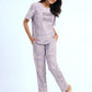 Summer Wave - Cotton Lounge Night Suit