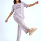 Summer Wave - Cotton Lounge Night Suit