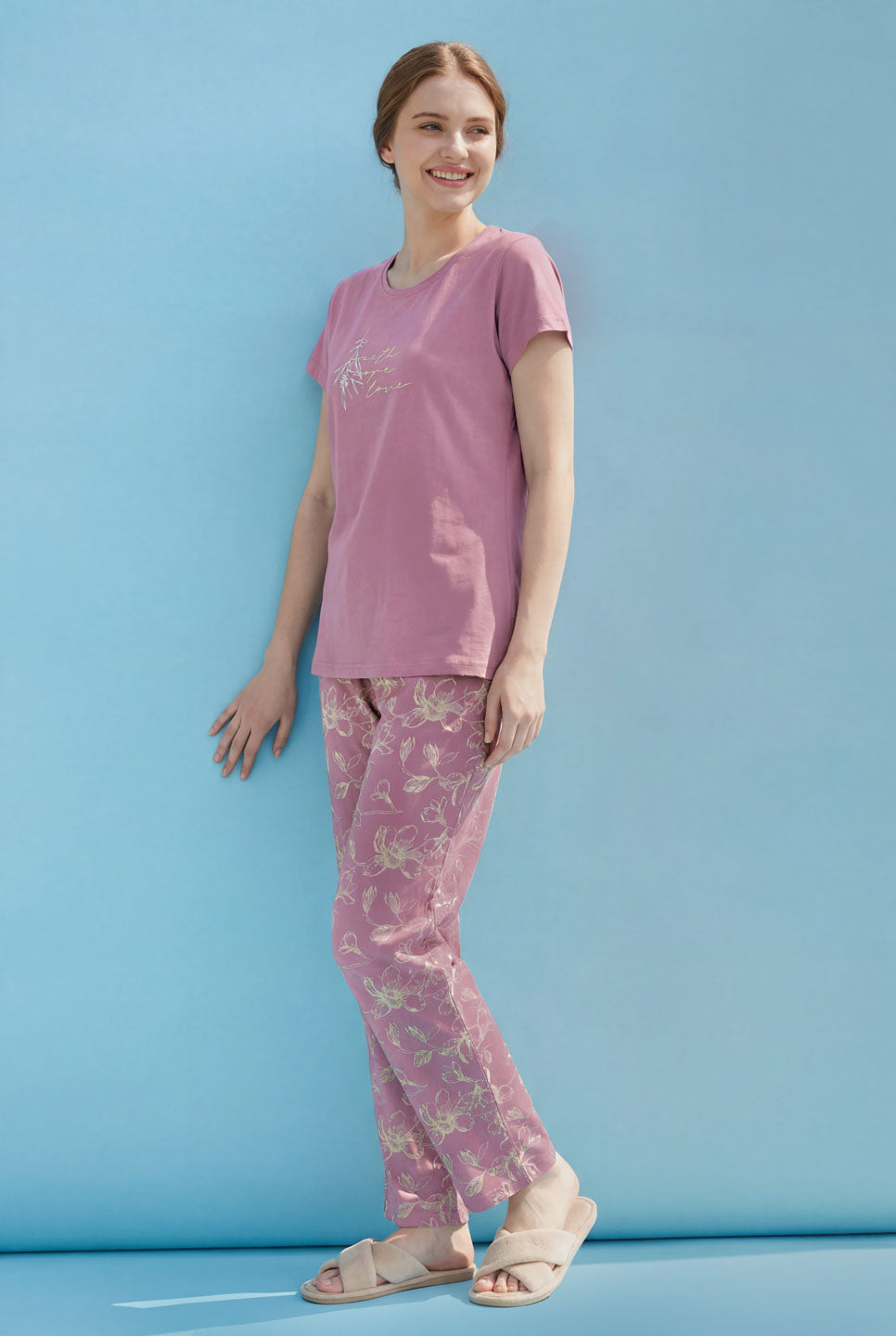 Positive Affirmation - Cotton Lounge Night Suit