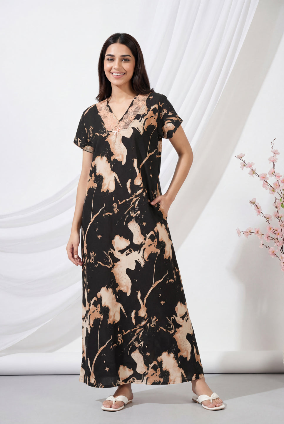 Marble Arch - Cotton Lounge Night Gown