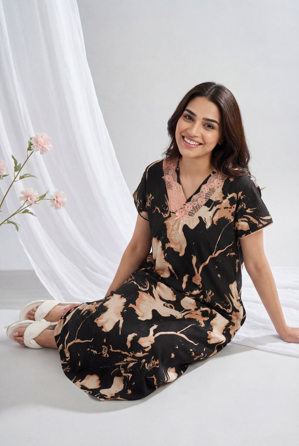 Marble Arch - Cotton Lounge Night Gown