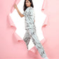 Falling Petals - Cotton Lounge Night Suit