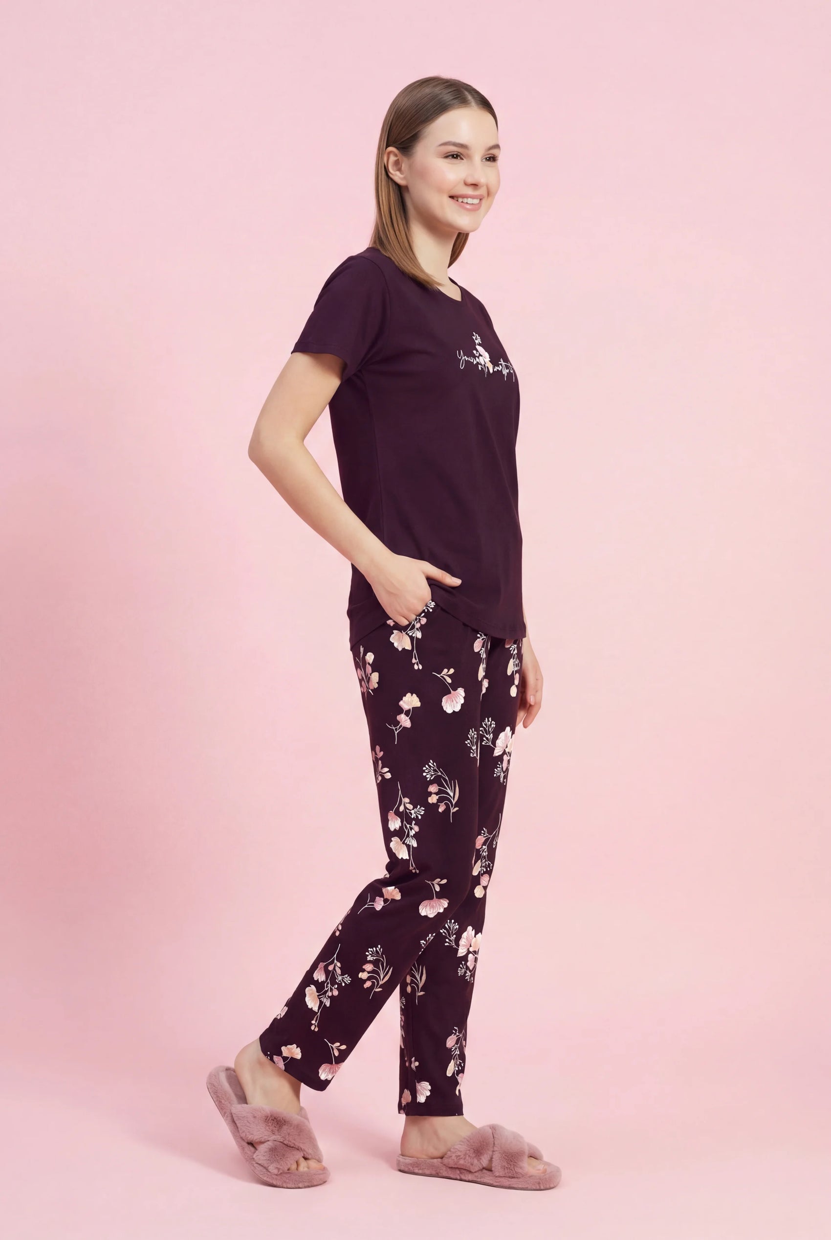 You are worth it - Cotton Lounge Night Suit