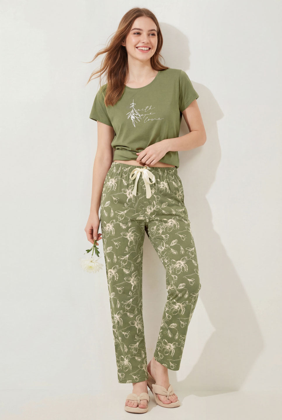 Positive Affirmation - Cotton Lounge Night Suit