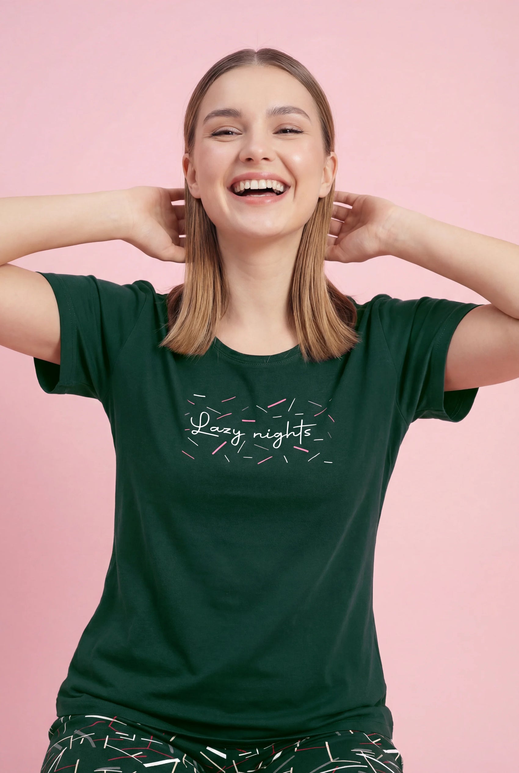 Lazy Nights - Cotton Lounge Night Suit