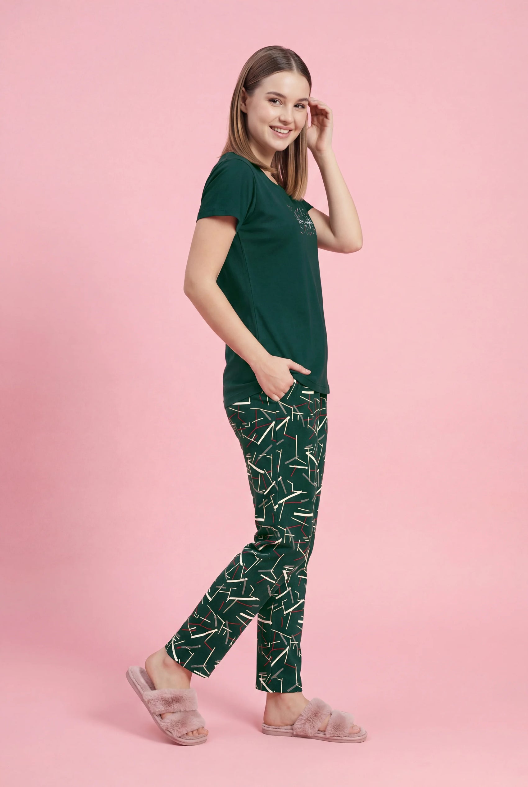 Lazy Nights - Cotton Lounge Night Suit