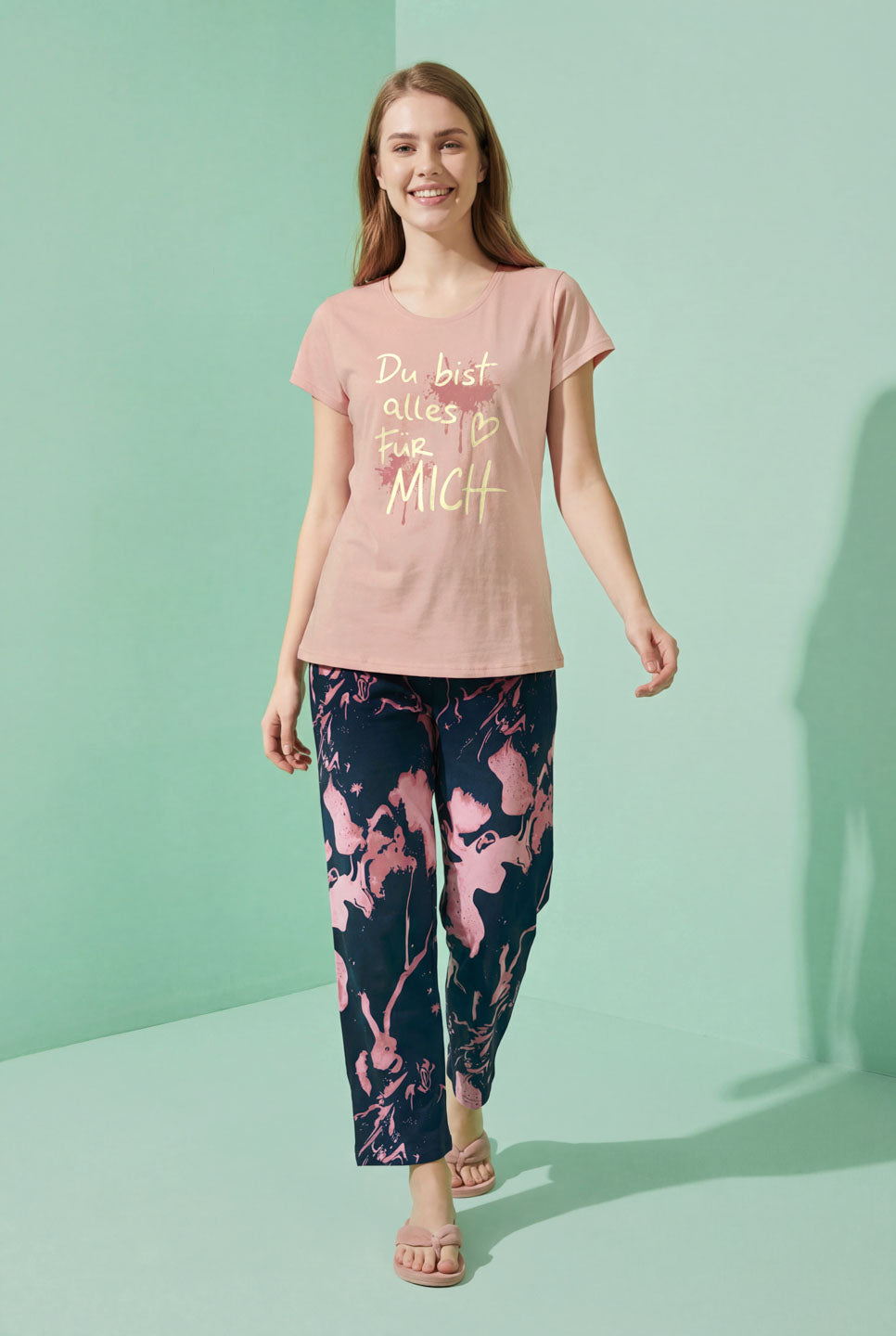 You are Everything -  Cotton Lounge Night Suit