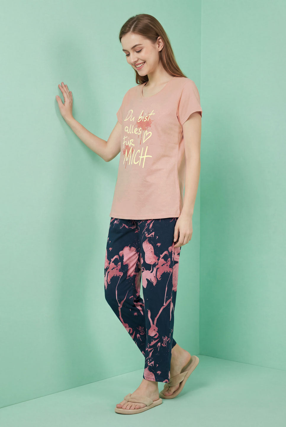 You are Everything -  Cotton Lounge Night Suit