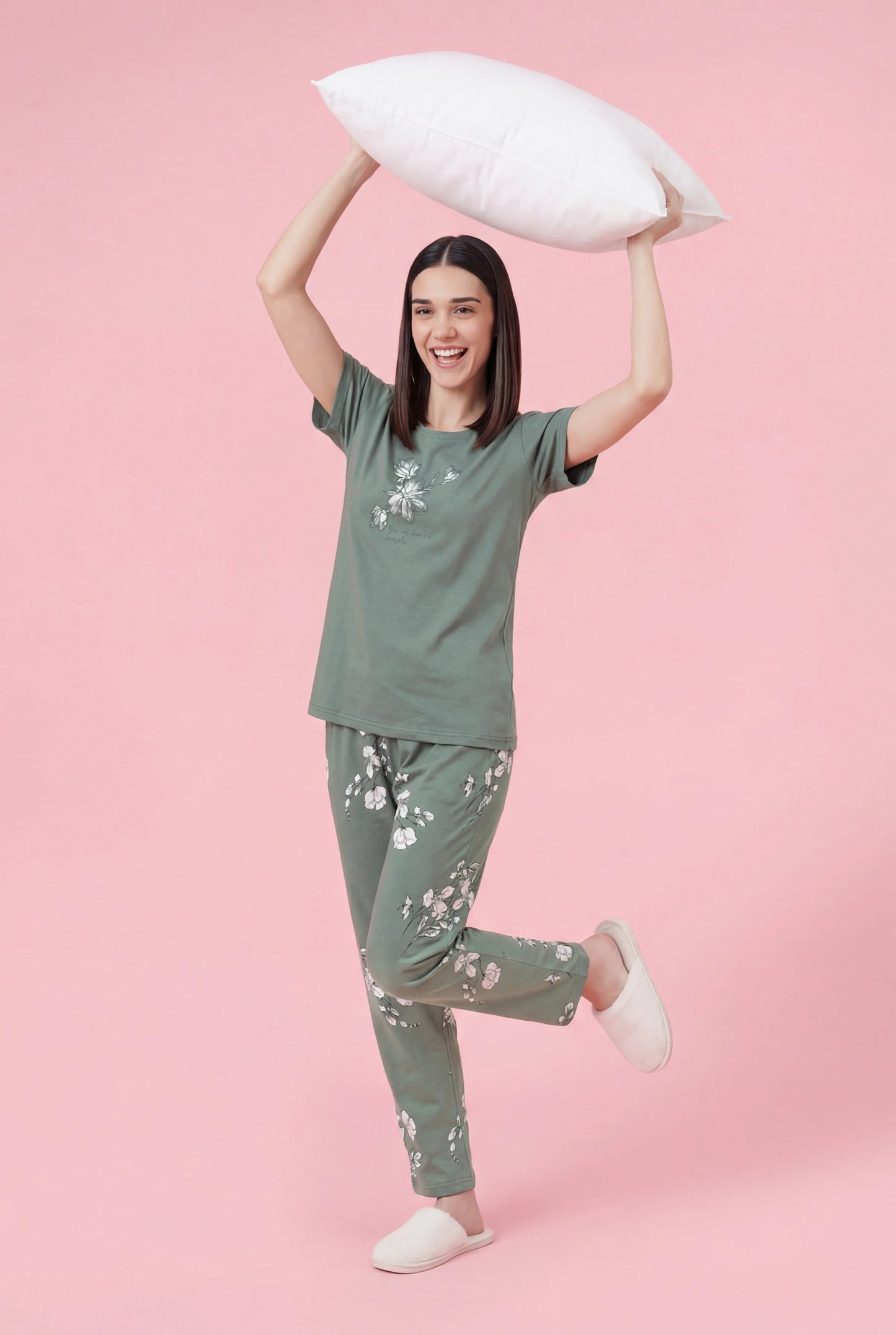 Beautiful Inside Out - Cotton Lounge Night Suit