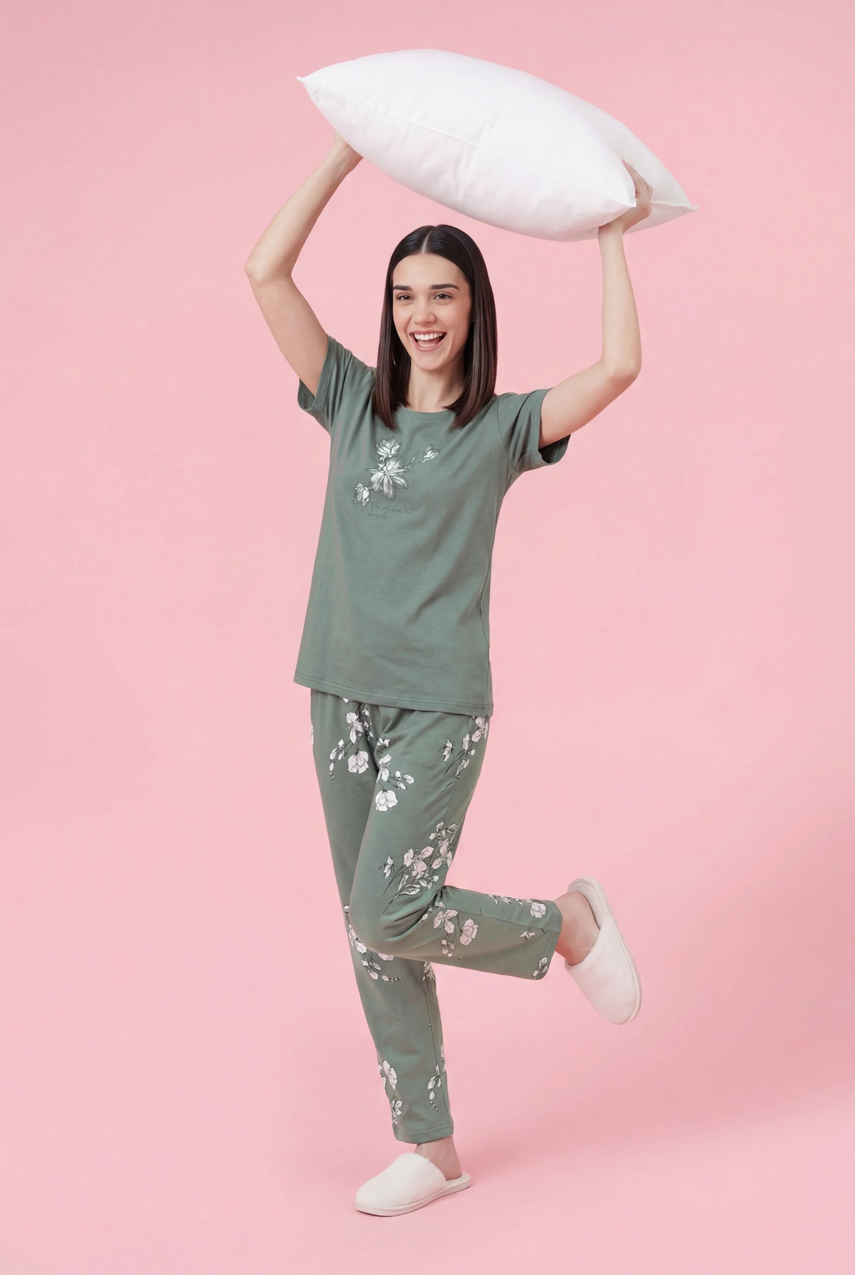 Beautiful Inside Out - Cotton Lounge Night Suit