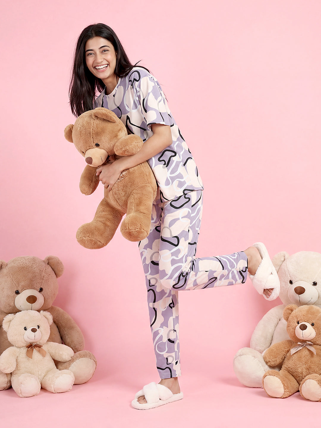 Soft Motion - Cotton Lounge Night Suit