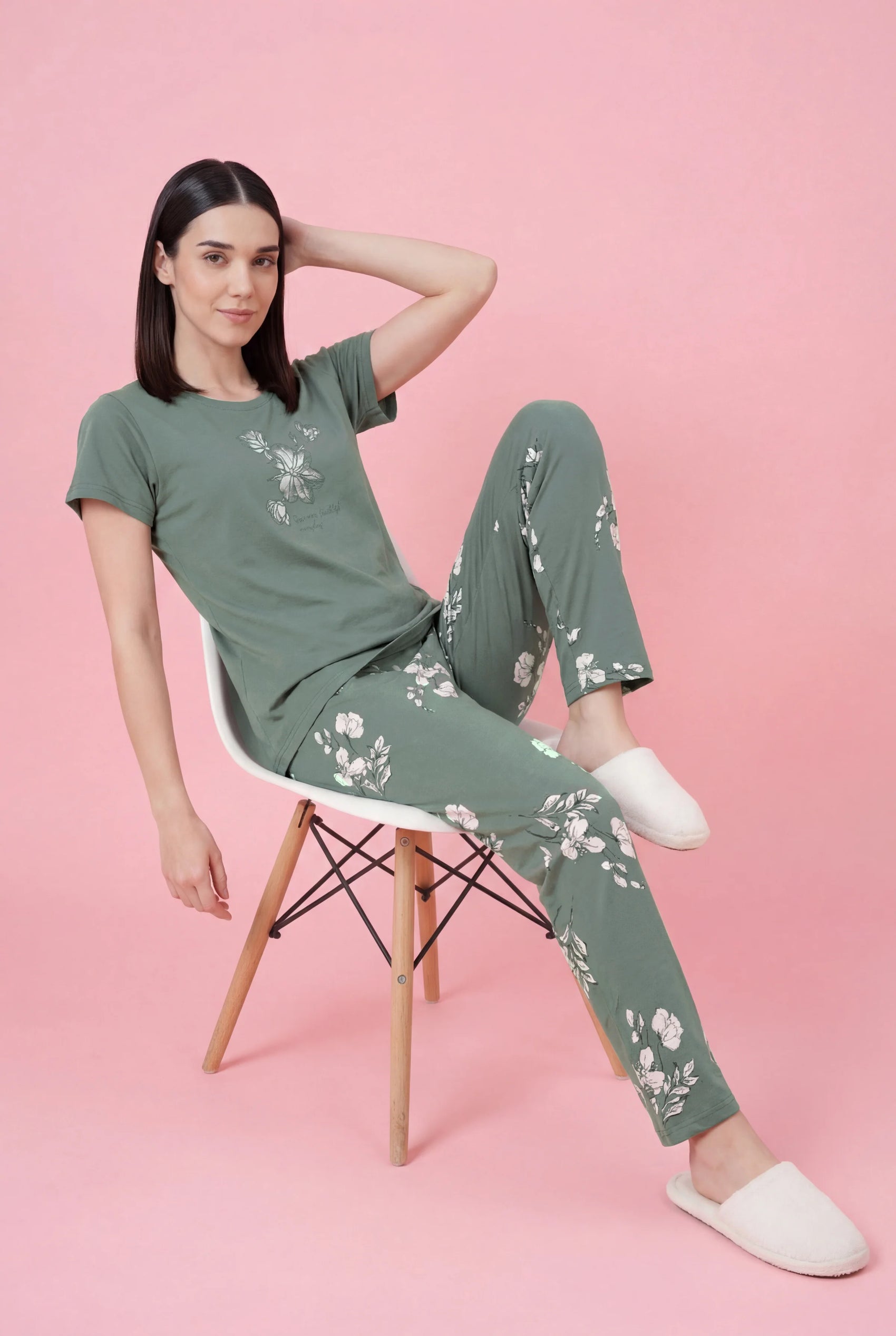 Beautiful Inside Out - Cotton Lounge Night Suit