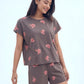 Floral Mist – Cotton Lounge Night Suit