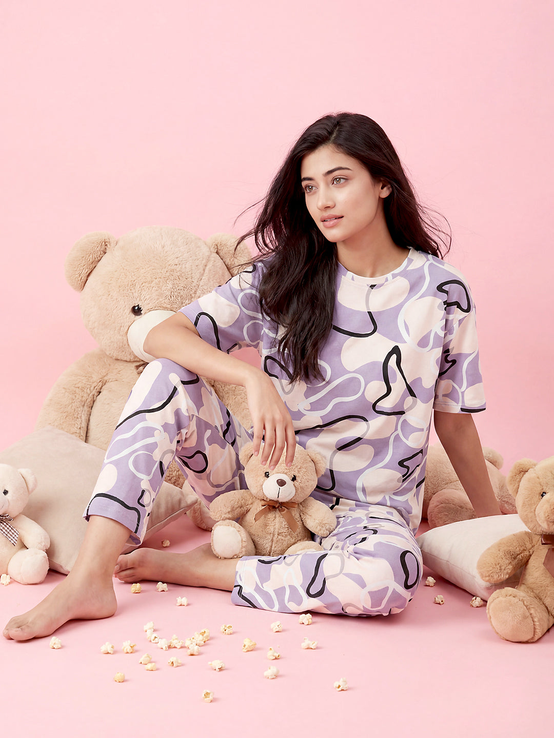 Soft Motion - Cotton Lounge Night Suit