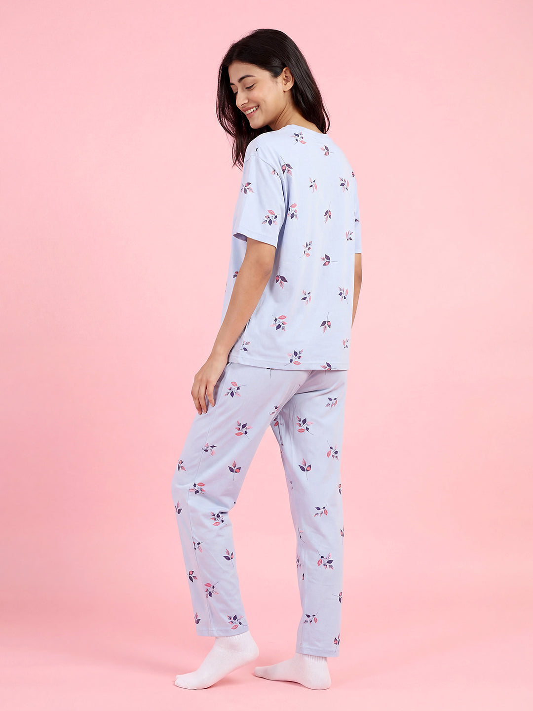 Wild Garden - Cotton Lounge Night Suit