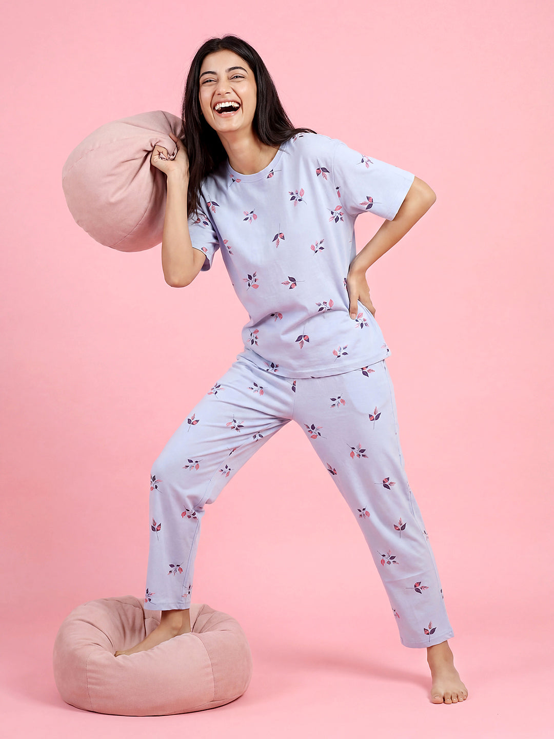 Wild Garden - Cotton Lounge Night Suit