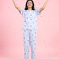 Wild Garden - Cotton Lounge Night Suit
