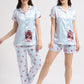 Cute Muse - Silky Lounge Night Suit