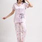 Super Cool Today - Silky Lounge Night Suit