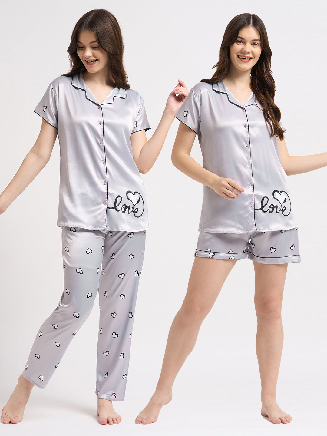 Written in Love - Silky Lounge Night Suit