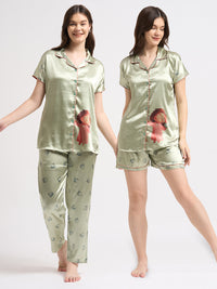 Morning Brew - Silky Lounge Night Suit