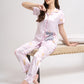 Super Cool Today - Silky Lounge Night Suit