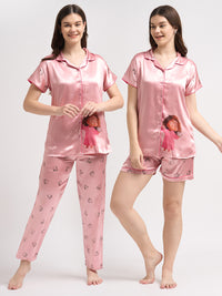 Morning Brew - Silky Lounge Night Suit