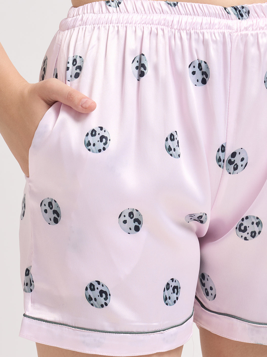 Cute Muse - Silky Lounge Night Suit