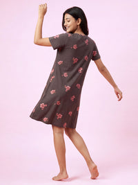 Rose Mist – Cotton Short Nighty