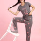 Cherry Mist - Cotton Lounge Night Suit