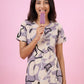 Sage Swirl – Cotton Short Nighty