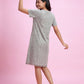 Mauve Bloom – Cotton Short Nighty