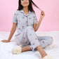Pink Peony - Cotton Lounge Night Suit
