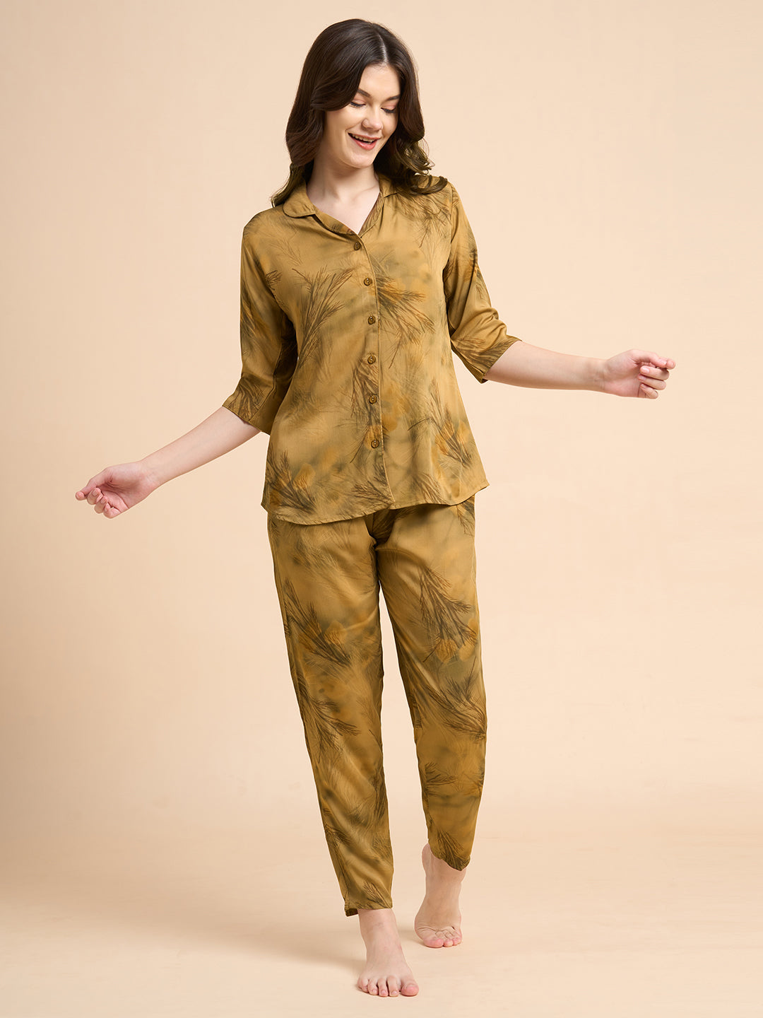 Hazel - Silky Lounge Night Suit
