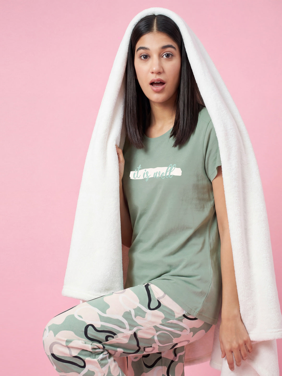 It is well - Pure Cotton Night Suit