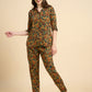 Evening Garden - Silky Lounge Night Suit