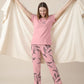 Garden Lines - Pure Cotton Night Suit