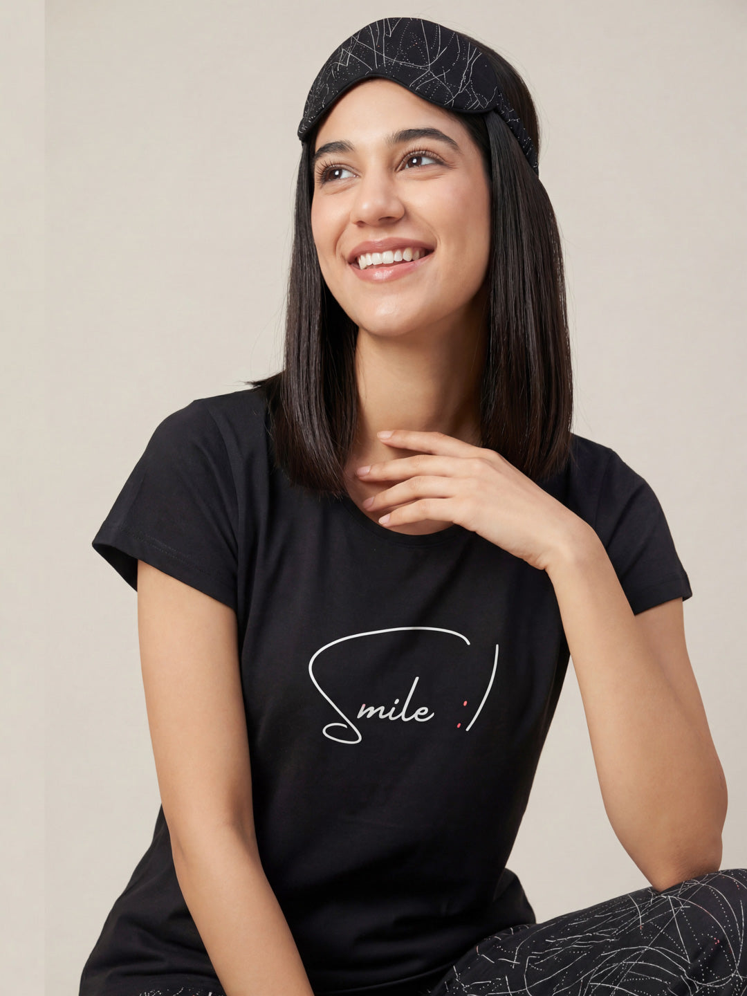 Cute Smile - Pure Cotton Night Suit