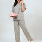 Rosé Bloom - Cotton Lounge Night Suit