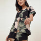 Tropical Dusk – Cotton Lounge Night Suit
