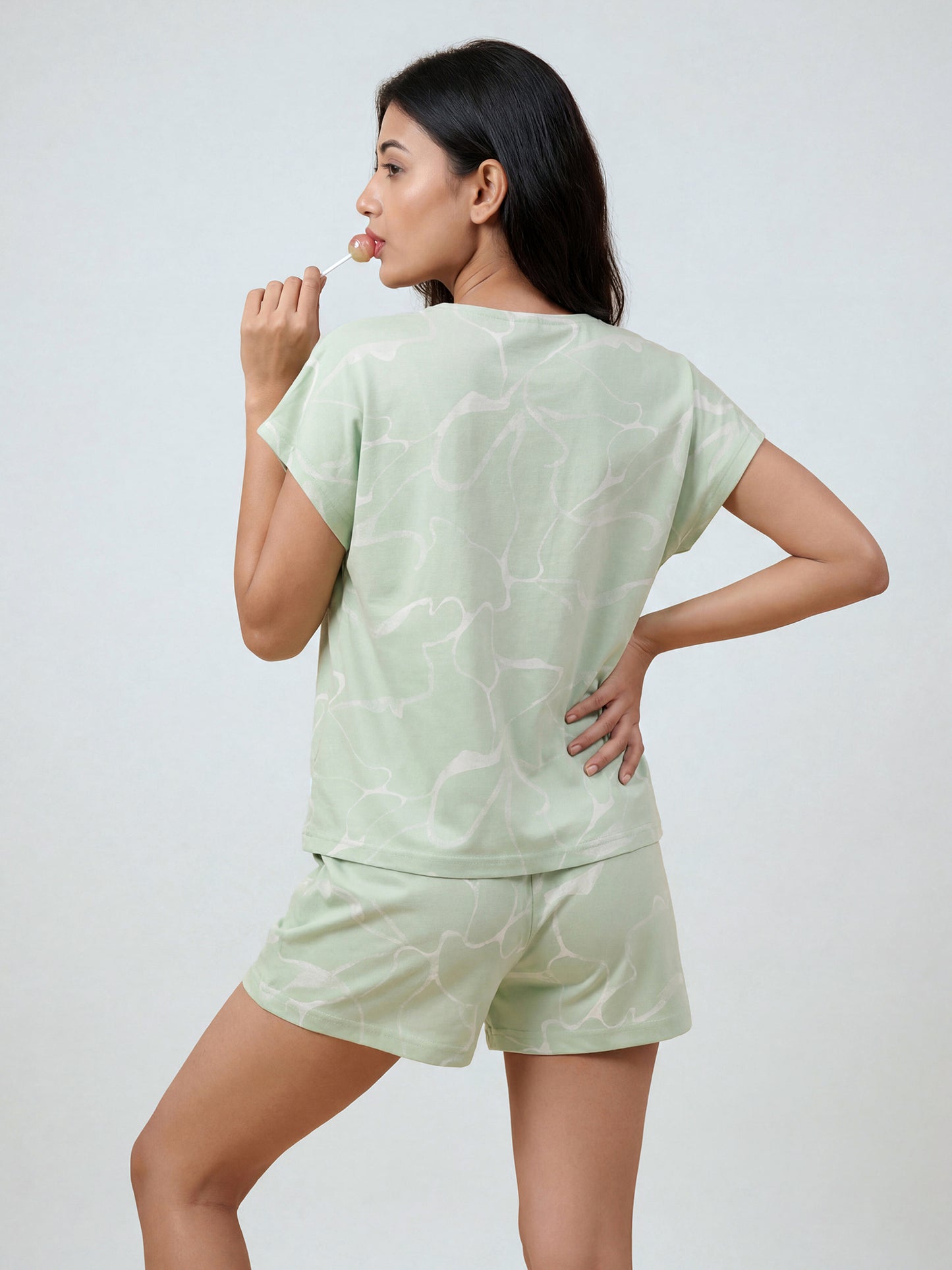 Good Vibes – Cotton Lounge Night Suit