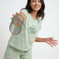 Good Vibes – Cotton Lounge Night Suit