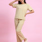Citrus Whim - Cotton Lounge Night Suit