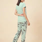 Garden Lines - Pure Cotton Night Suit