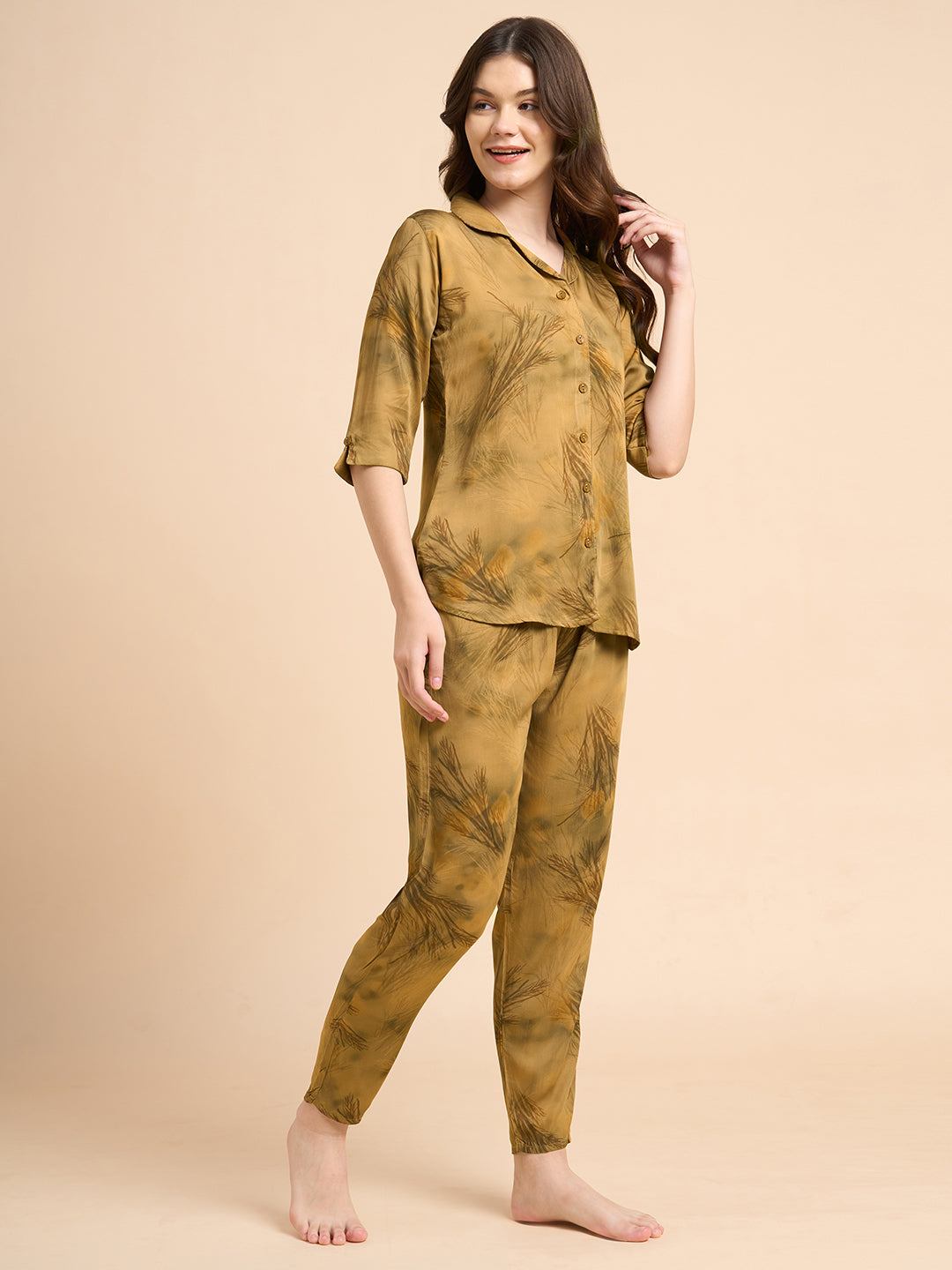Hazel - Silky Lounge Night Suit