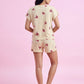 Floral Mist – Cotton Lounge Night Suit