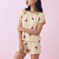 Floral Mist – Cotton Lounge Night Suit