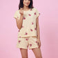 Floral Mist – Cotton Lounge Night Suit